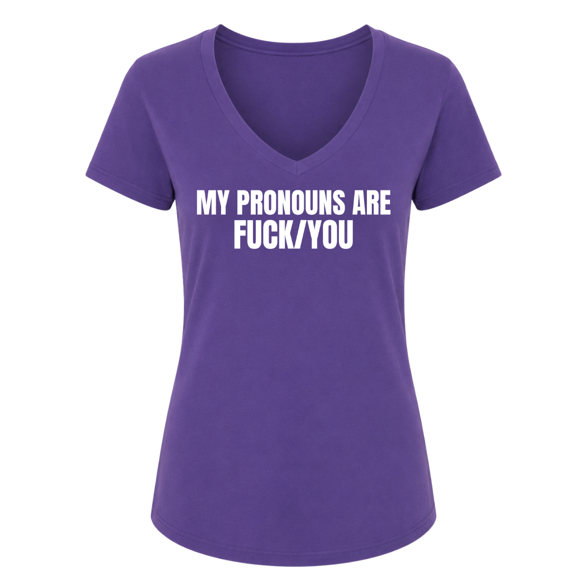 My Pronouns Female V-Neck