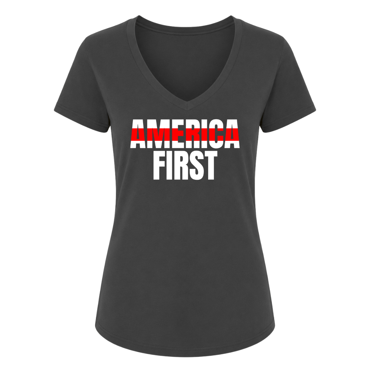 Red Line America First Female V-Neck