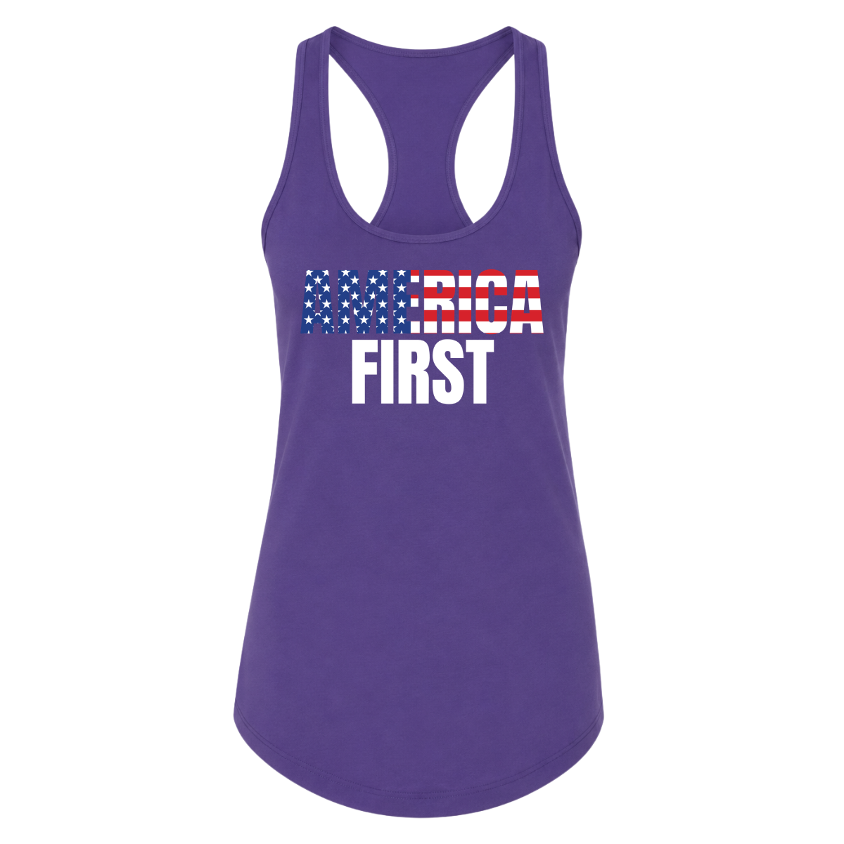 USA America First Female Tank