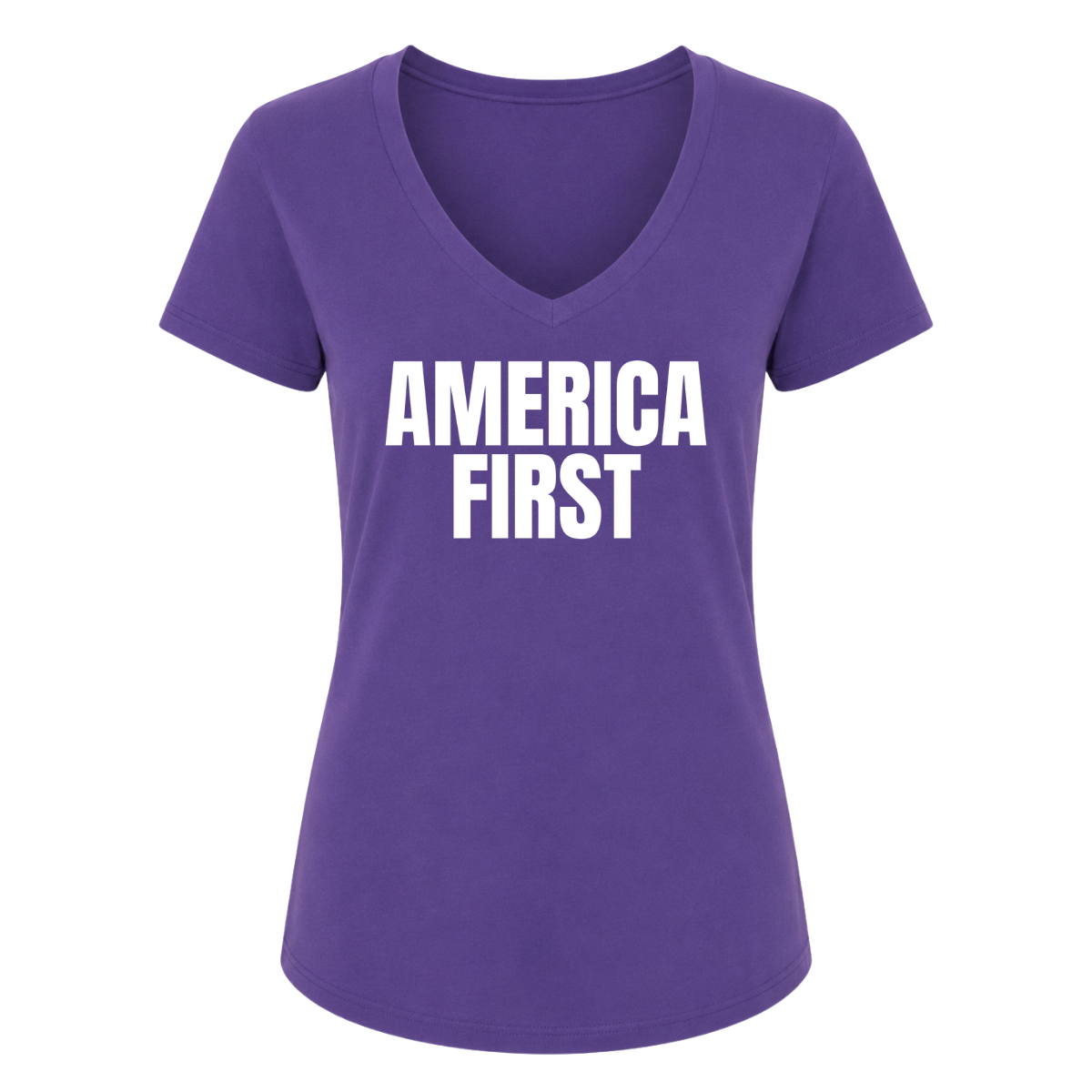 America First Female V-Neck
