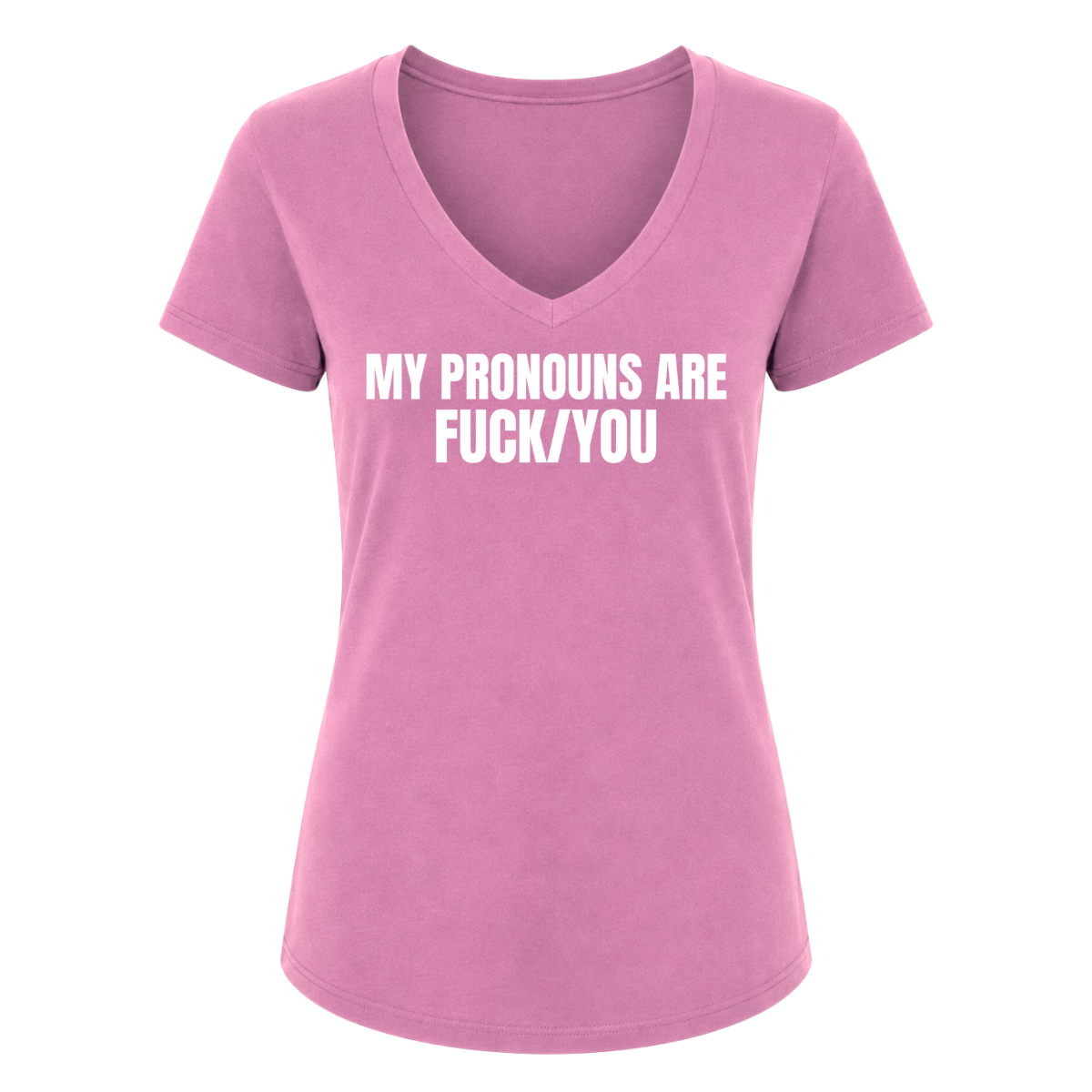 My Pronouns Female V-Neck