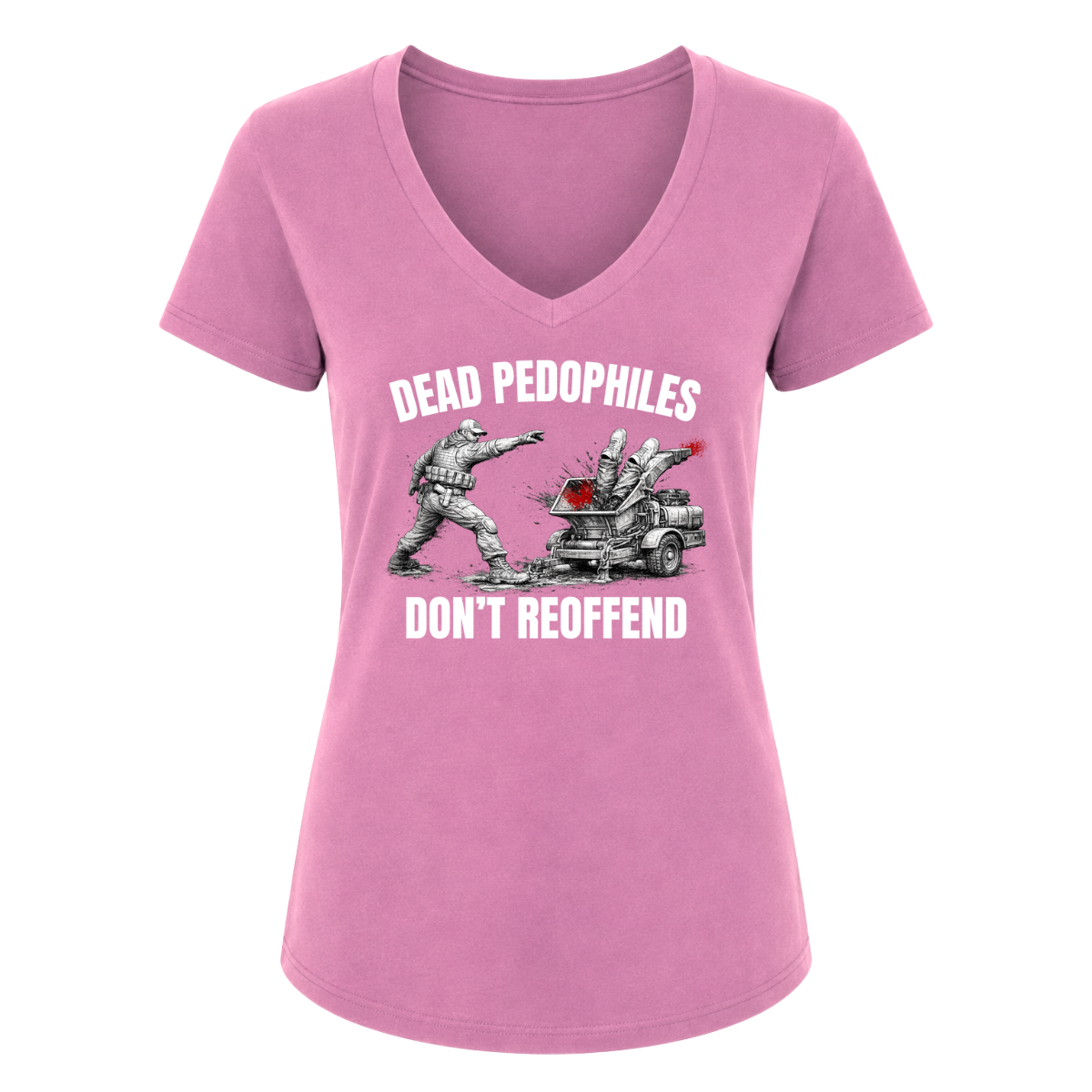 Pedo Wood Chipper Female V-Neck