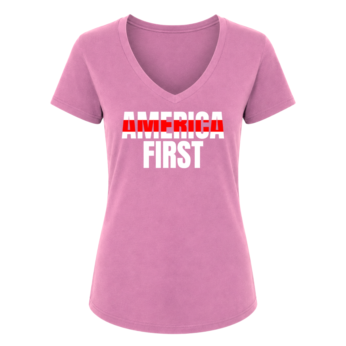 Red Line America First Female V-Neck