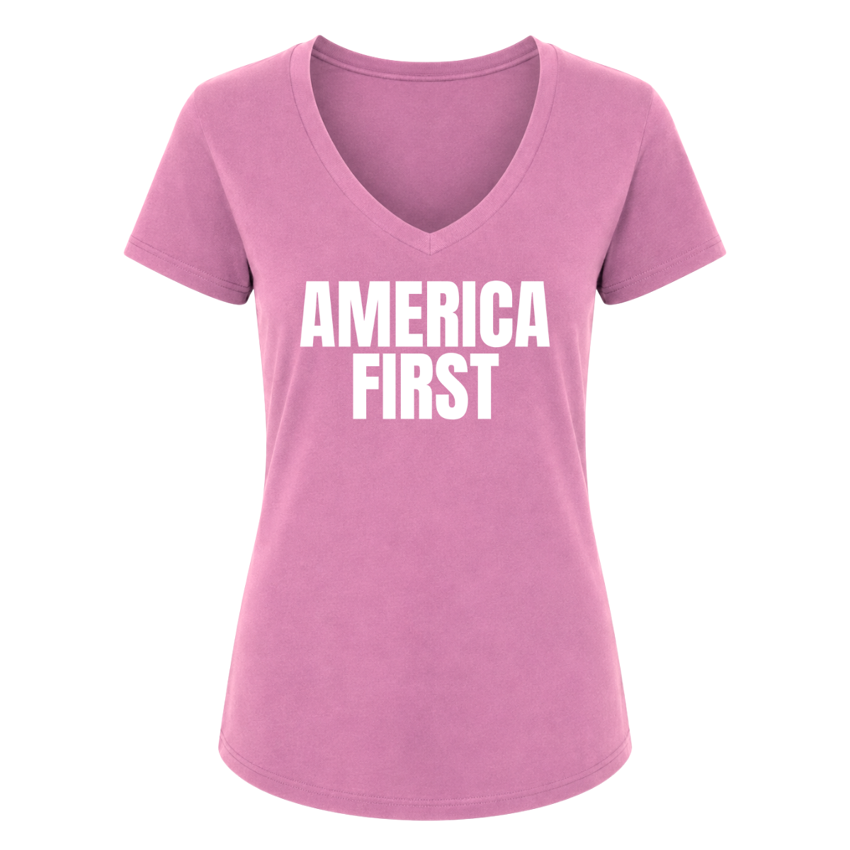 America First Female V-Neck