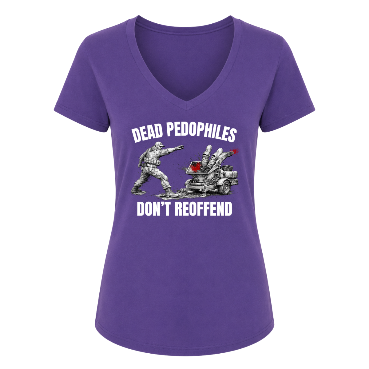 Pedo Wood Chipper Female V-Neck