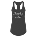 Cursive America First Female Tank