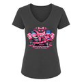 Make Wood Chippers Great Again Pink Female V-Neck