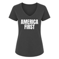 America First Female V-Neck