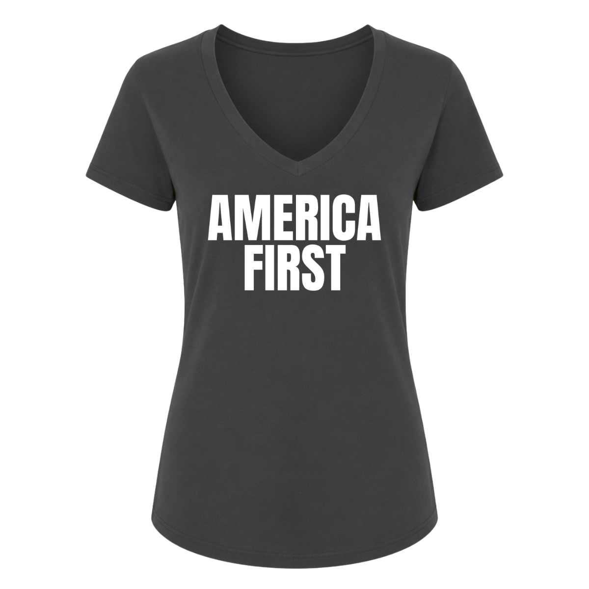 America First Female V-Neck