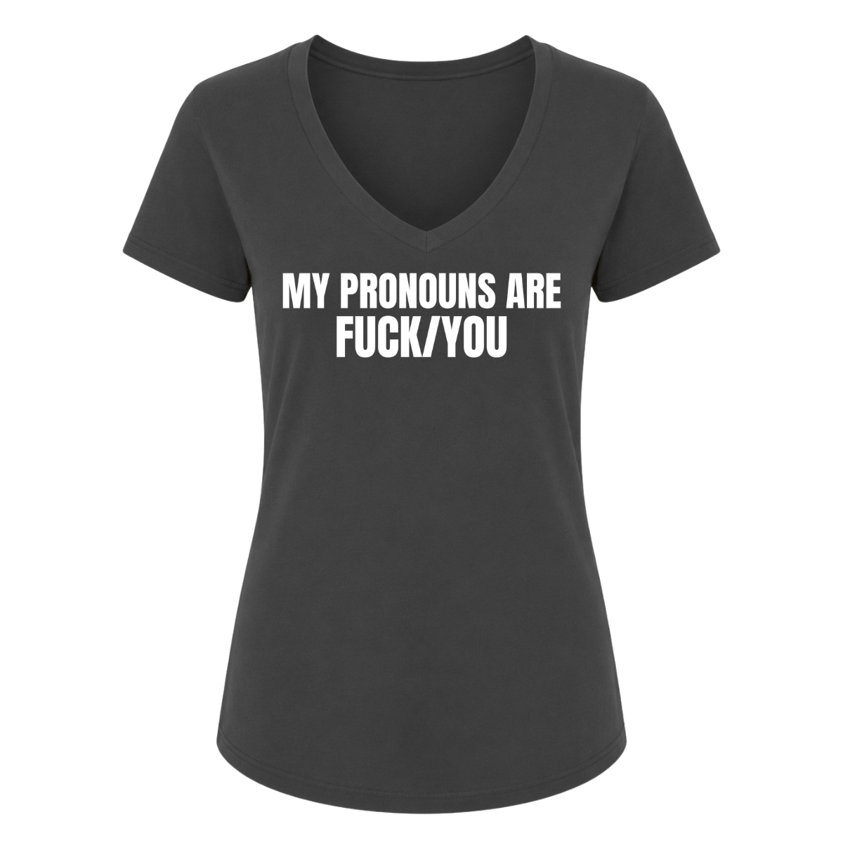 My Pronouns Female V-Neck