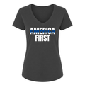 Blue Line Female V-Neck