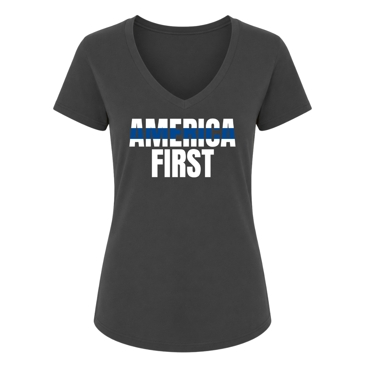 Blue Line Female V-Neck