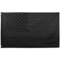 Black Embroidered American Flag