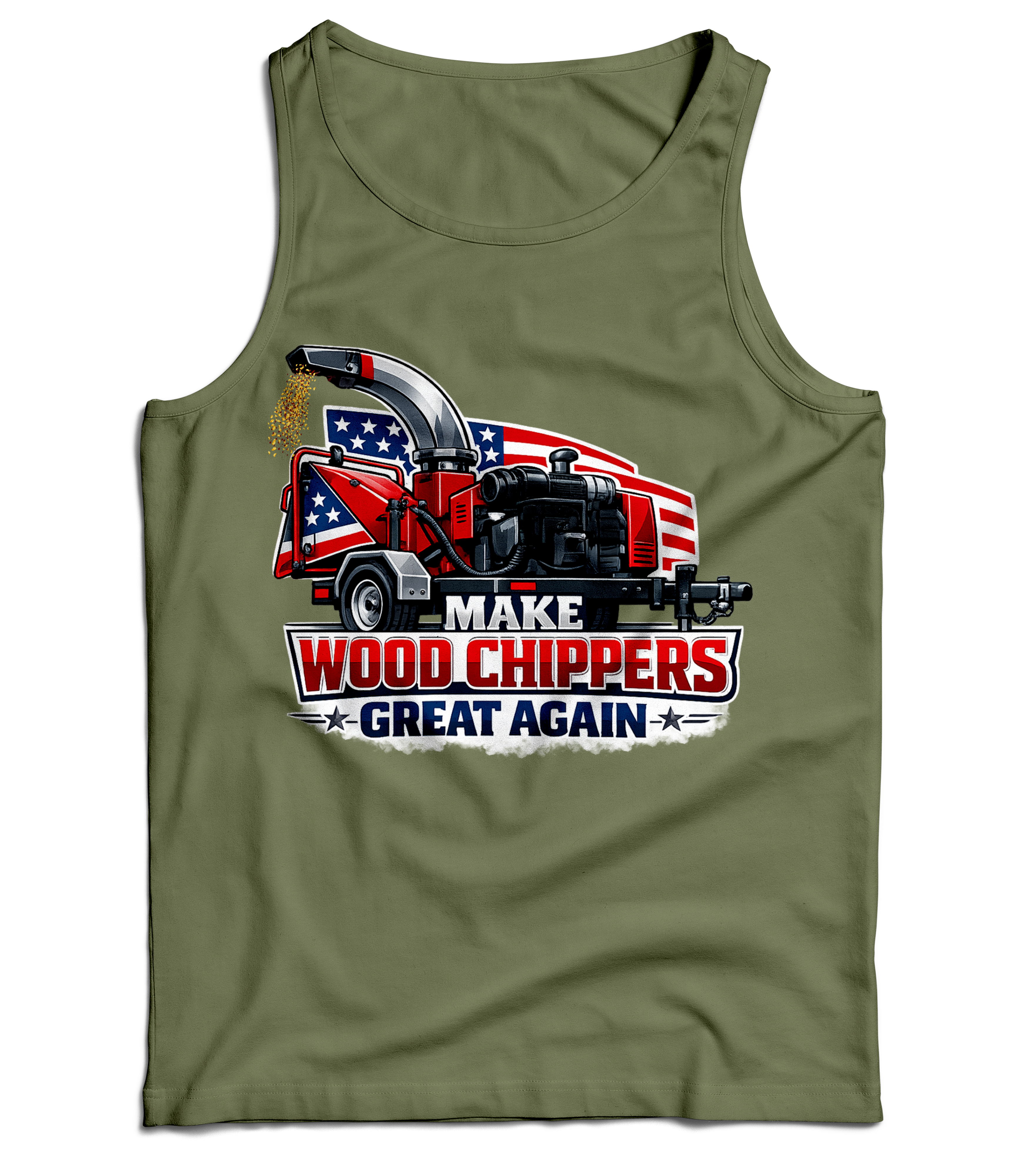 Make Wood Chippers Great Again USA Tank Top