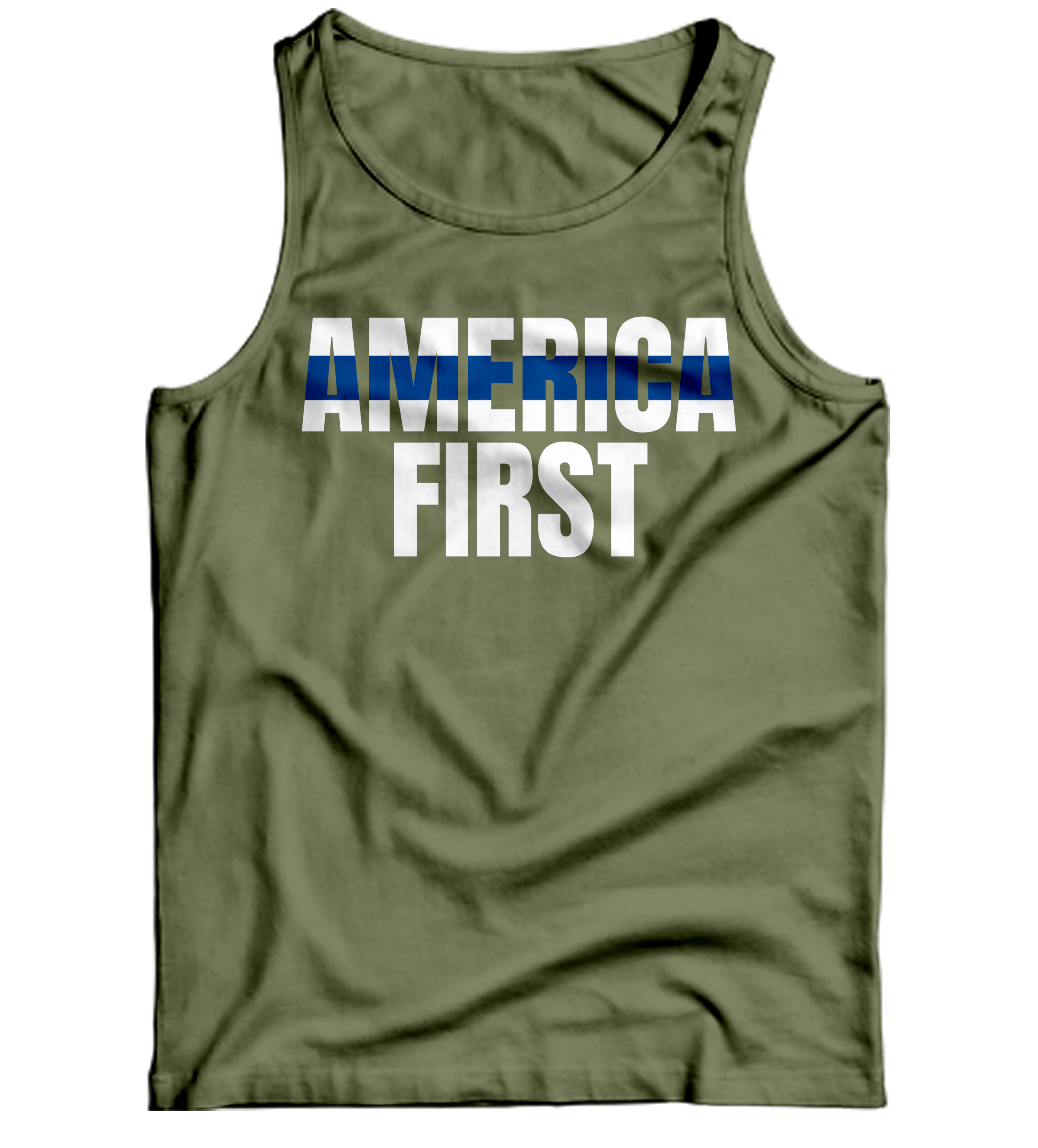 Blue Line America First Tank Top