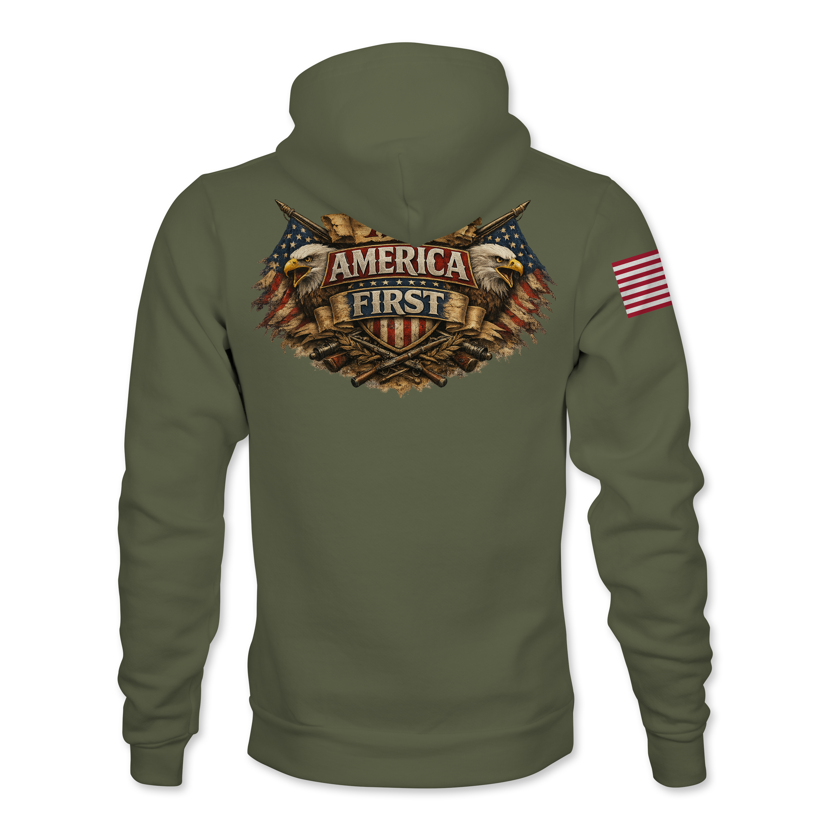 1776 America First Hoodie
