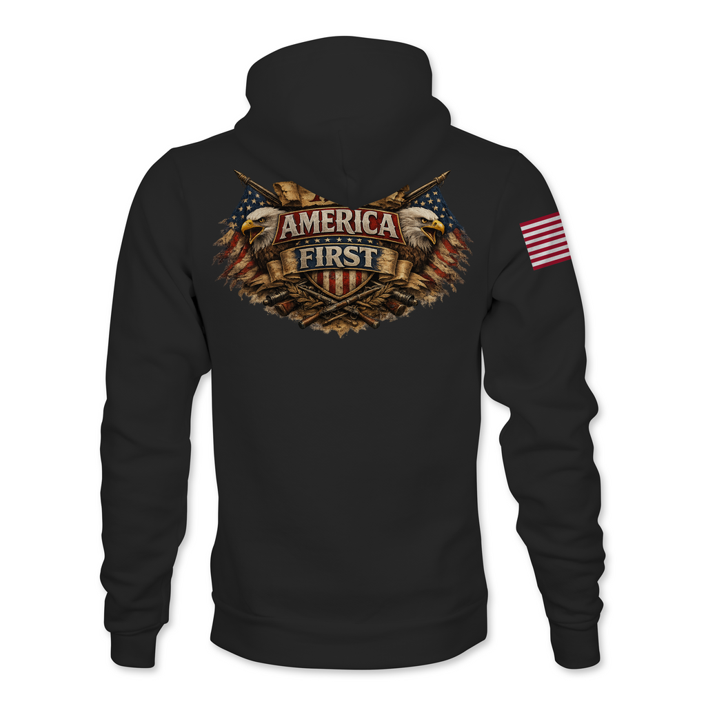 1776 America First Hoodie