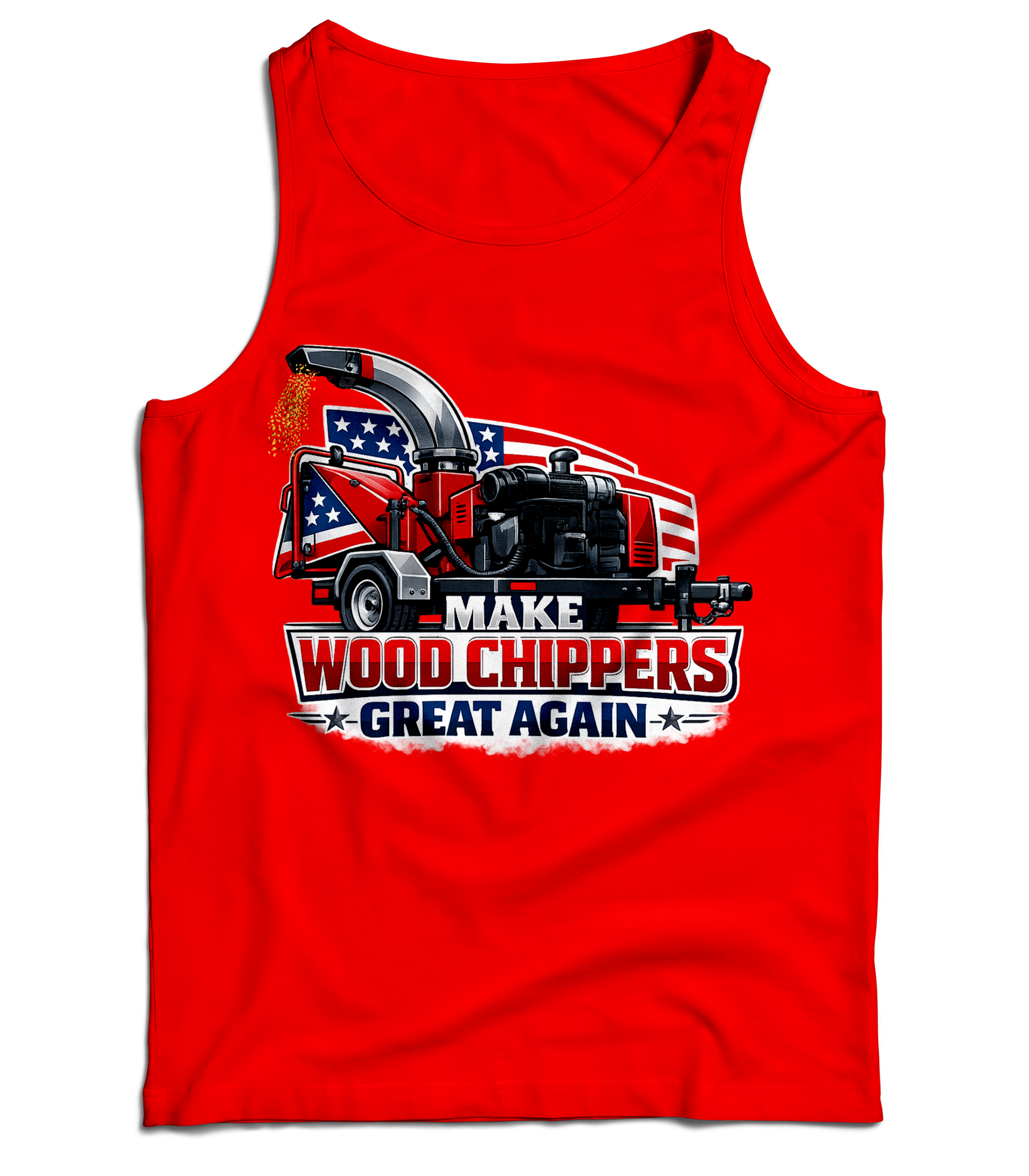Make Wood Chippers Great Again USA Tank Top