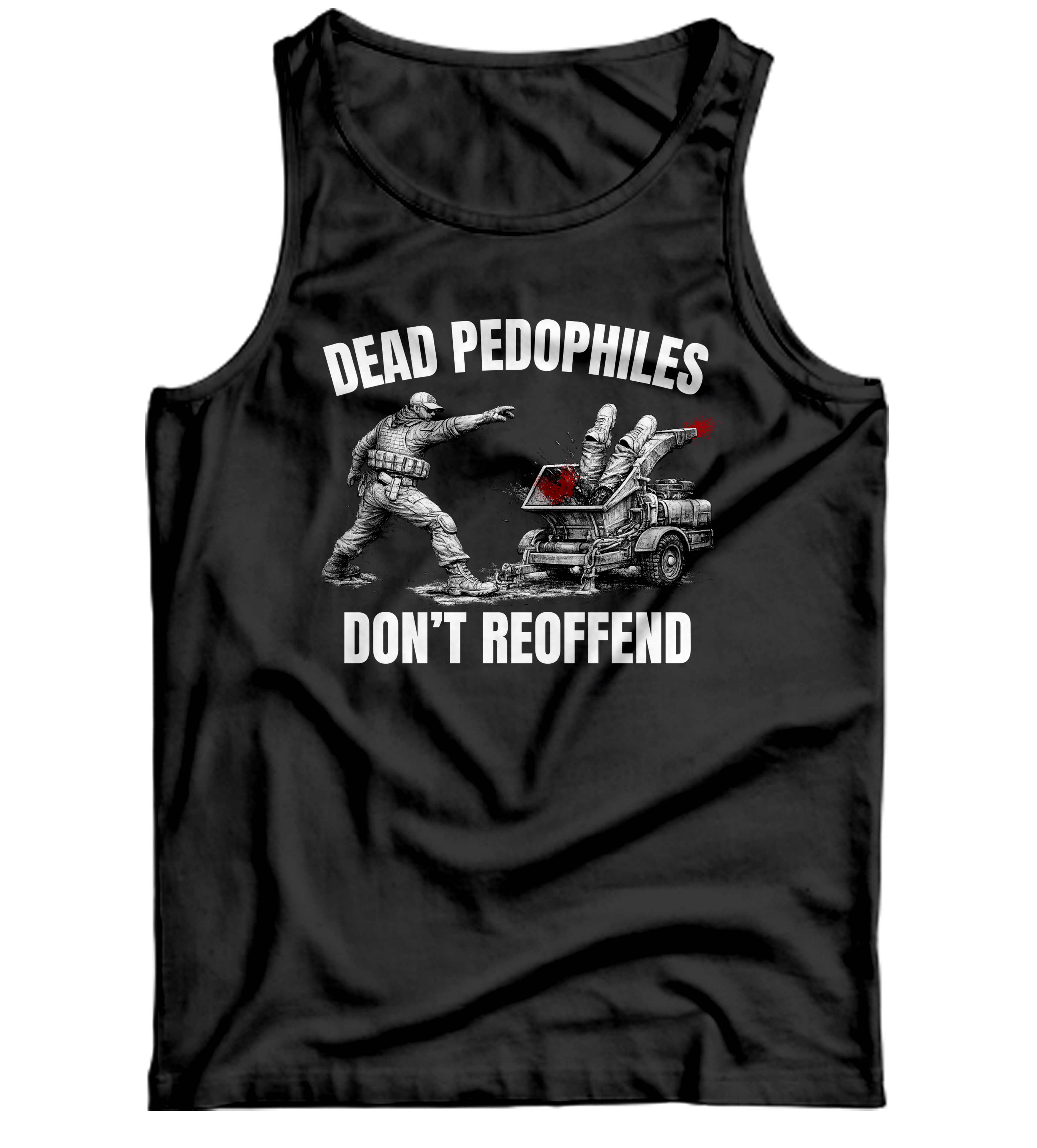 Pedo Wood Chipper Tank Top