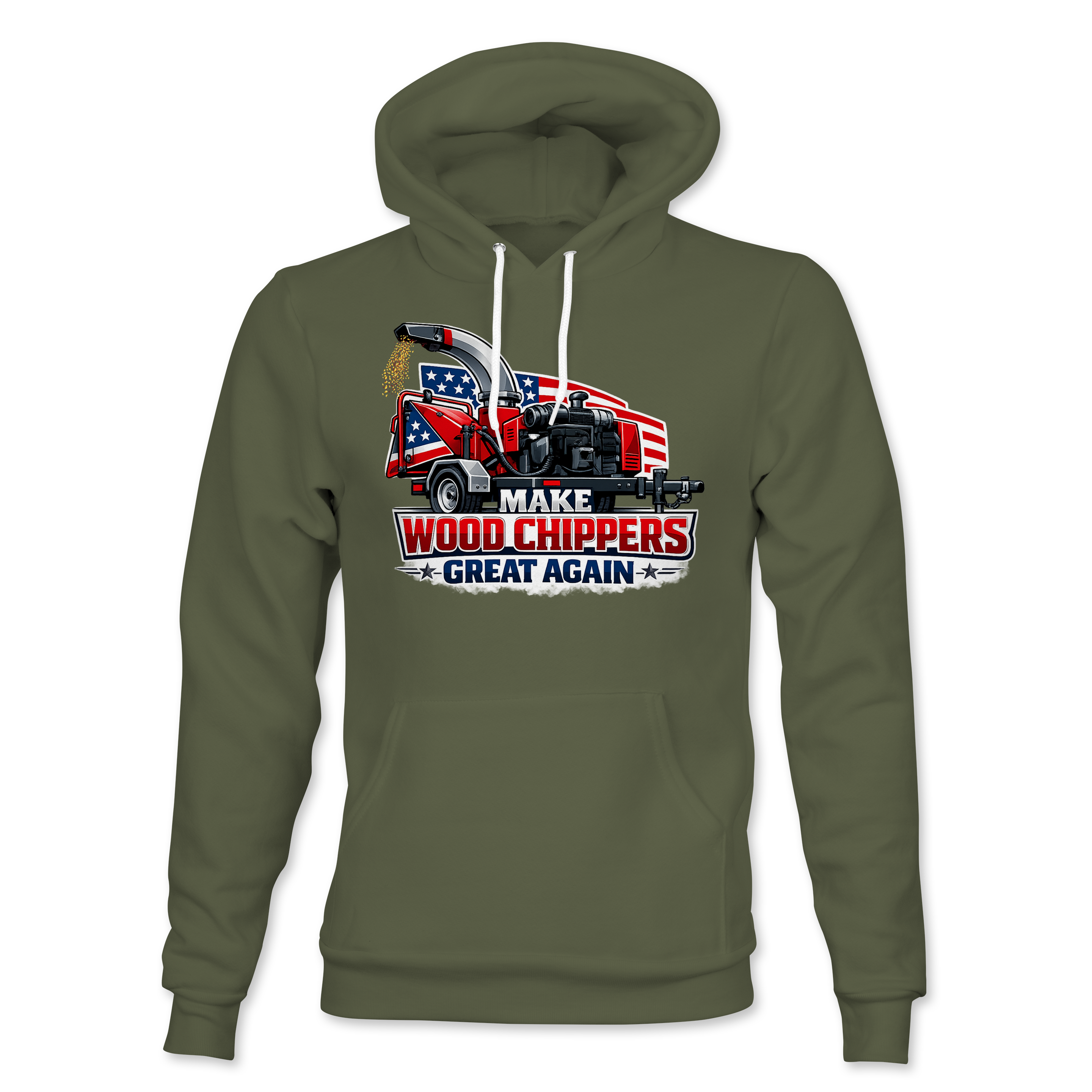 Make Wood Chippers Great Again USA Hoodie