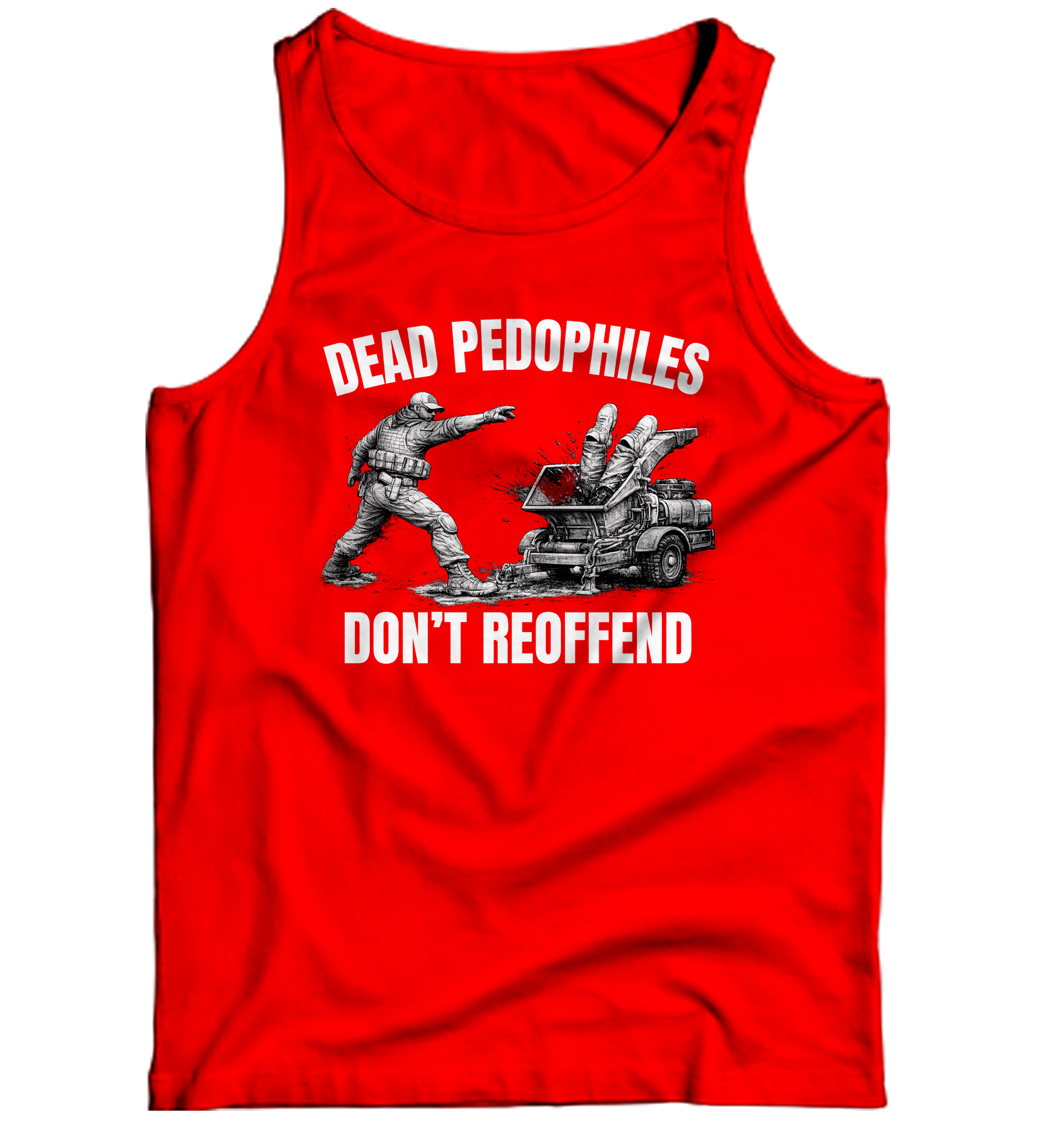 Pedo Wood Chipper Tank Top