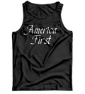 Cursive America First Tank Top