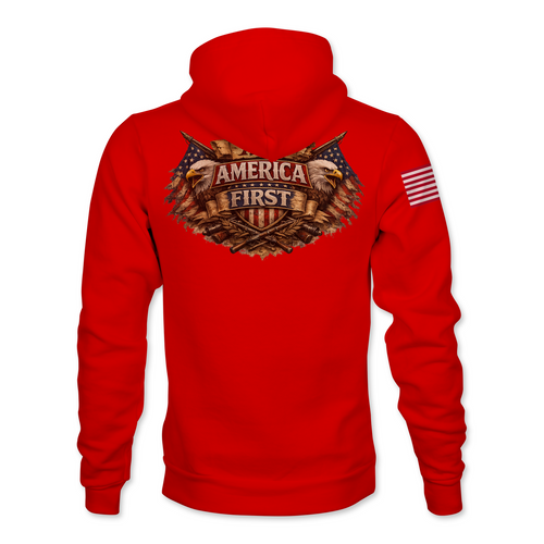 1776 America First Hoodie
