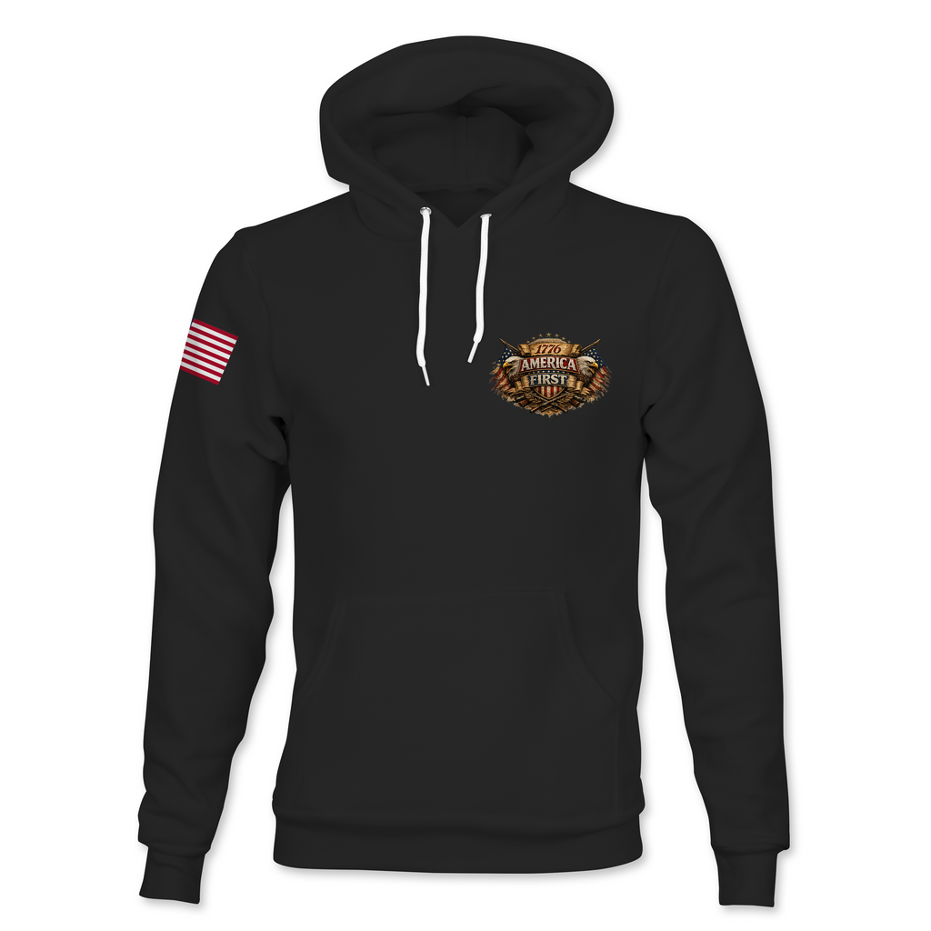 1776 America First Hoodie